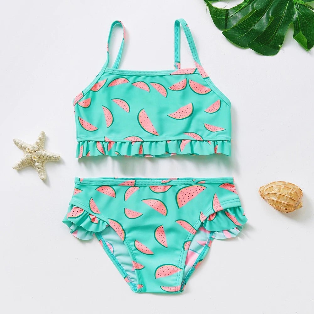 Unicorn Two-Piece Girls Swimwear