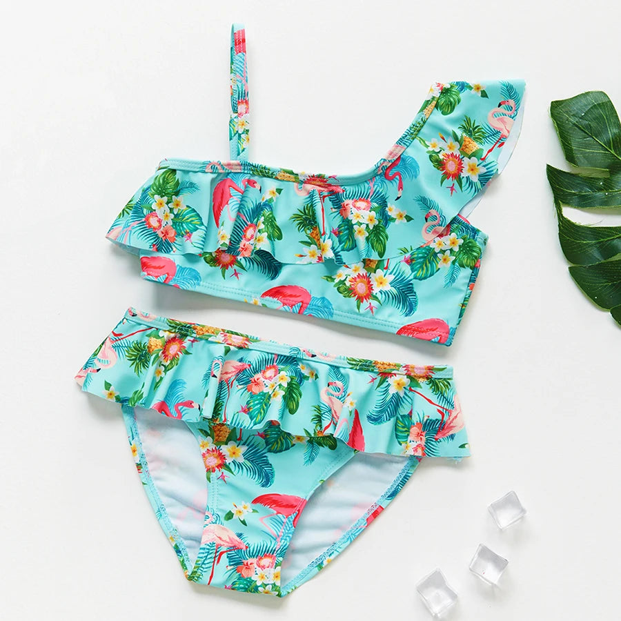 Unicorn Two-Piece Girls Swimwear