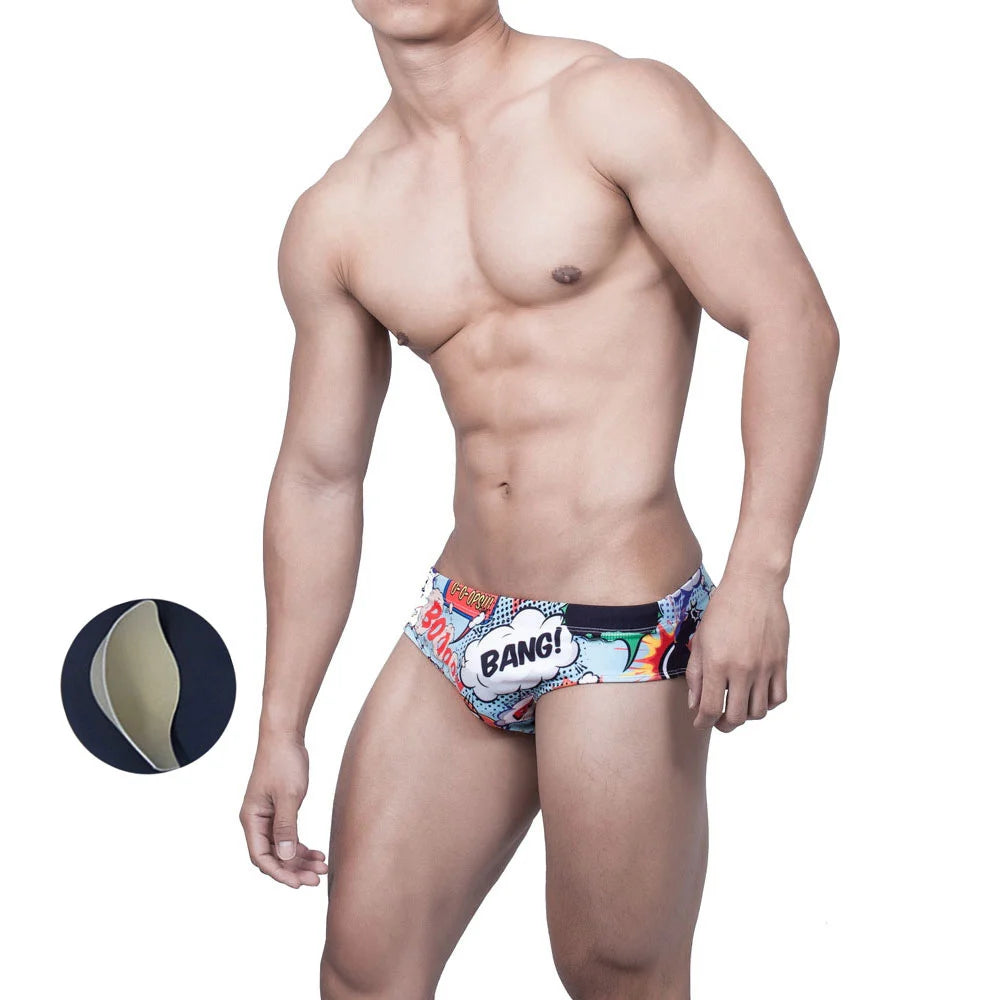 Padded Men's Swim Briefs