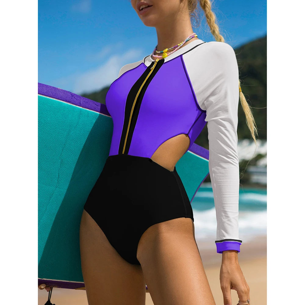 Long Sleeve Surfing Swimsuit