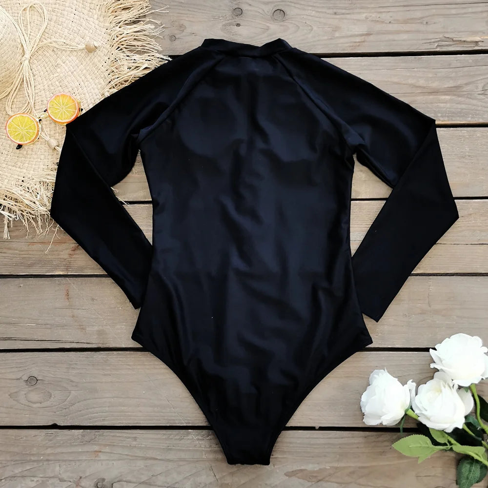 Long Sleeve Surfing Swimsuit