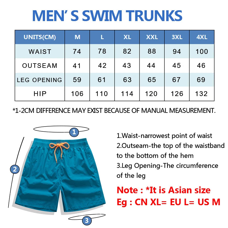 ESCATCH Men's Swim Shorts