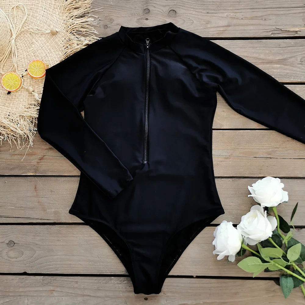 Long Sleeve Surfing Swimsuit